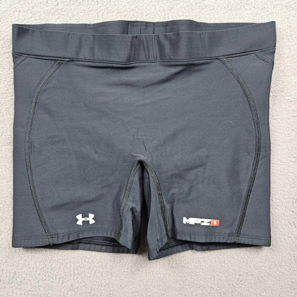 Under Armour Torque Slider Compression Black Shorts Womens M MPZ1 Softball